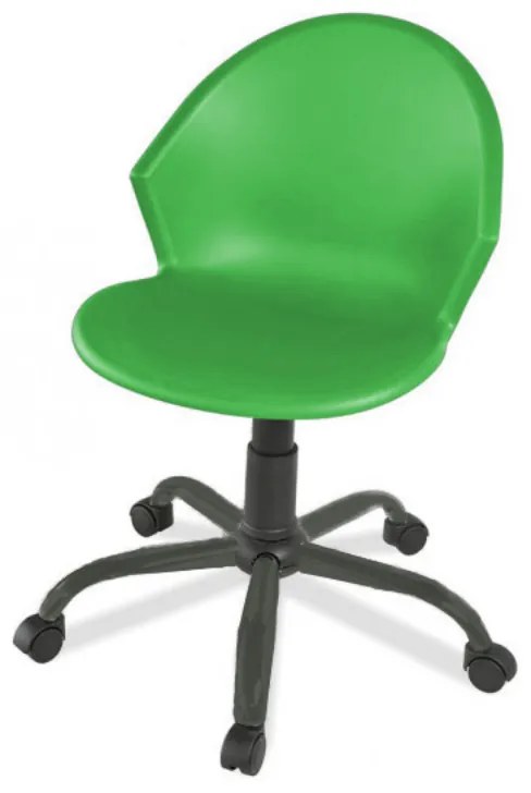 Sedia girevole da ufficio Verde - Smile