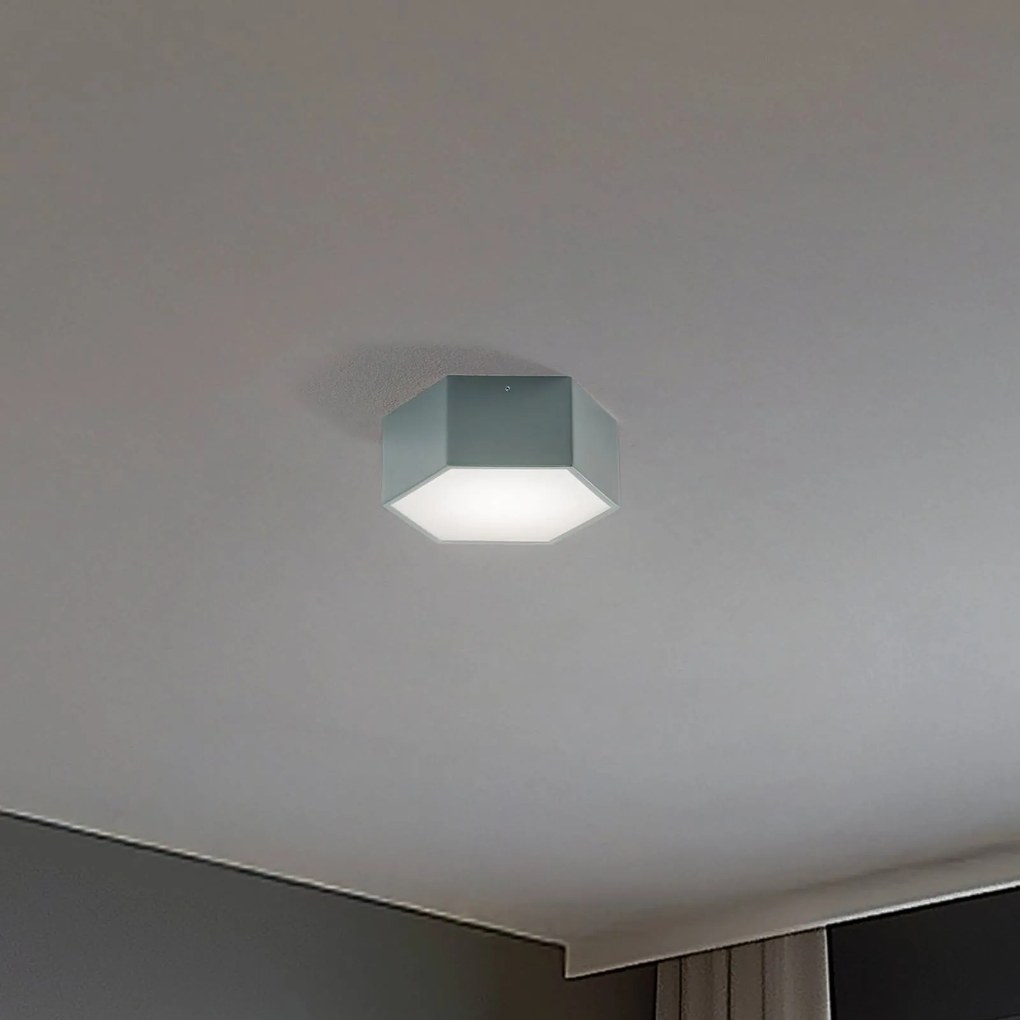 Plafoniera a LED Libre Argon, Verde, Soggiorno / Sala da pranzo, Metallo, Plafoniera LED