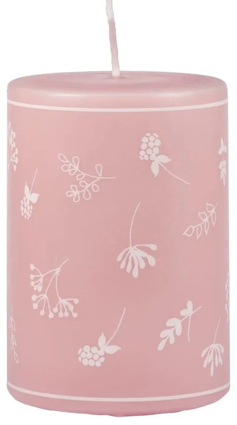 Candela rosa, tempo di combustione 30 h Fleur - Unipar
