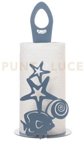 Porta rotolo da cucina nettuno azzurro