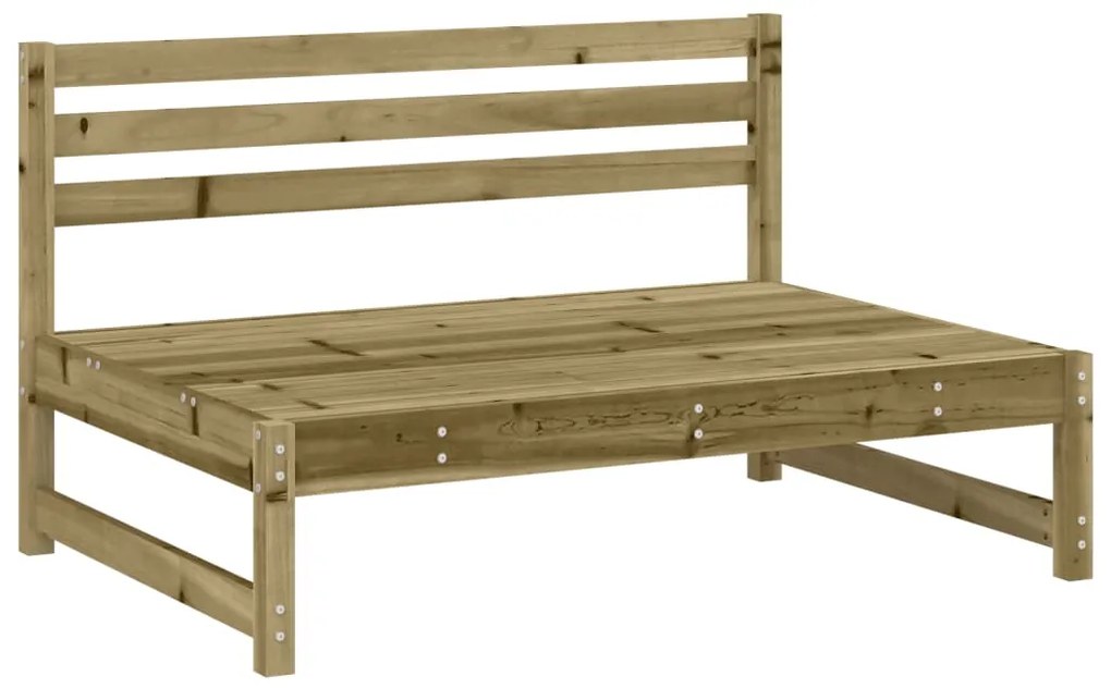 Set salotto da giardino 5 pz in legno impregnato di pino