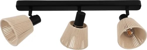 Eglo 44141 - Faretto SEAGARD 3xE14/40W/230V beige/nero