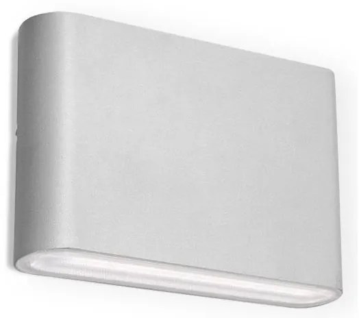 LED2 - Lampada da parete per esterni FLAT 2xLED/3W/230V IP65 bianco