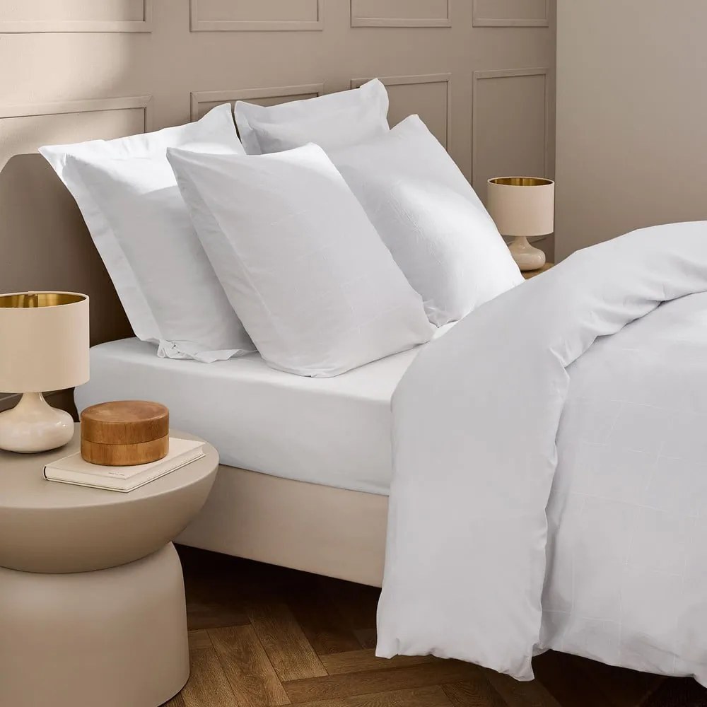 Lenzuolo con angoli bianco 140x190 cm Linella – douceur d'intérieur