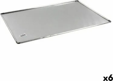 Vassoio da Forno VR Alluminio Rettangolare 44 x 31 x 0,5 cm (6 Unità)