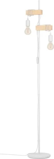 Eglo 44083 - Lampada da terra TOWNSHEND 2xE27/10W/230V bianca