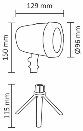 Proiettore laser da esterno LED LED/5W/230V IP44