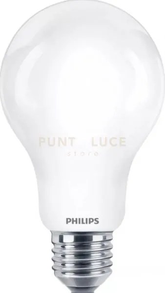 Lampadina led philips goccia vetro smerigliata, 6500k