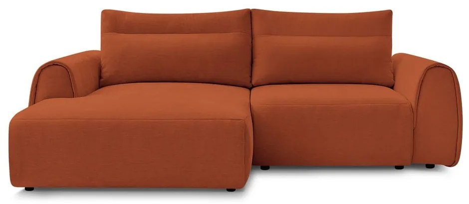 Divano angolare arancione Aden – Bobochic Paris