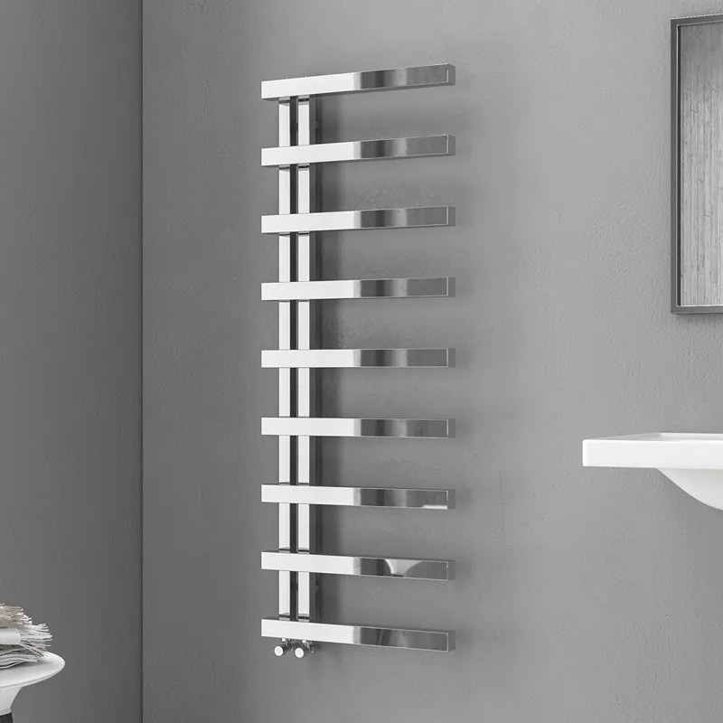 Termoarredo scaldasalviette 1245x500mm interasse 50mm KAM-D2009 - KAMALU