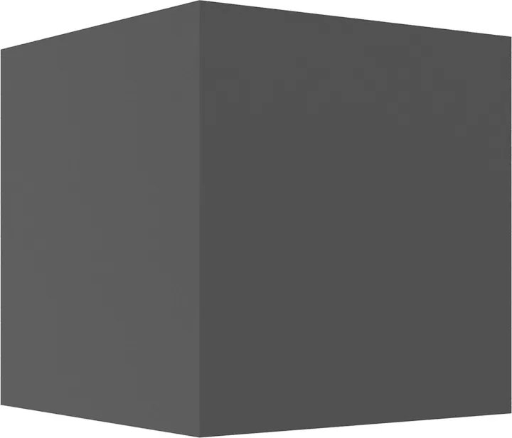 Applique LED Cubo 24W Bidirezionale IP65 CCT con LED OSRAM - Antracite