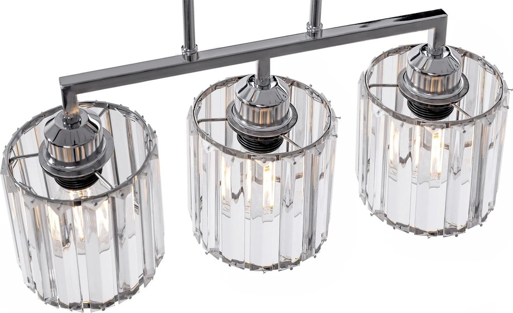 LAMPADA PENSILE GLAMOUR CROMO 3XE27 392228