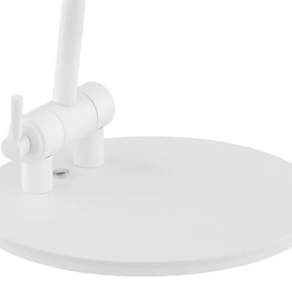 Argon 4997 - Lampada con piedistallo GABIAN 1xE27/15W/230V bianco