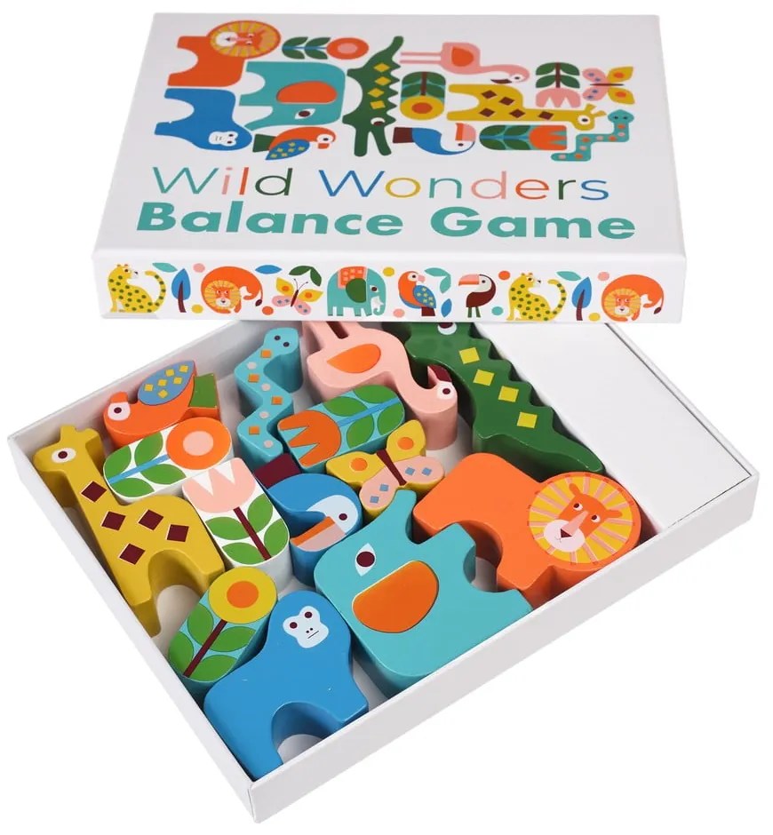 Gioco con animali in legno da impilare Wild Wonders - Rex London