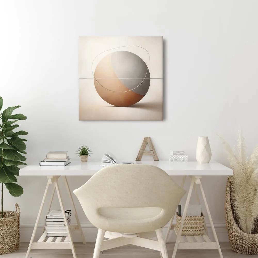 Quadro su tela – Astrazione di design cerchio