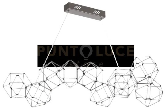 Sospensione lucciola 10 elementi md18001068-10ass acciaio