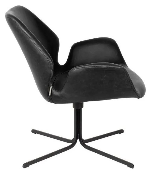 Sedia nera Nikki - Zuiver