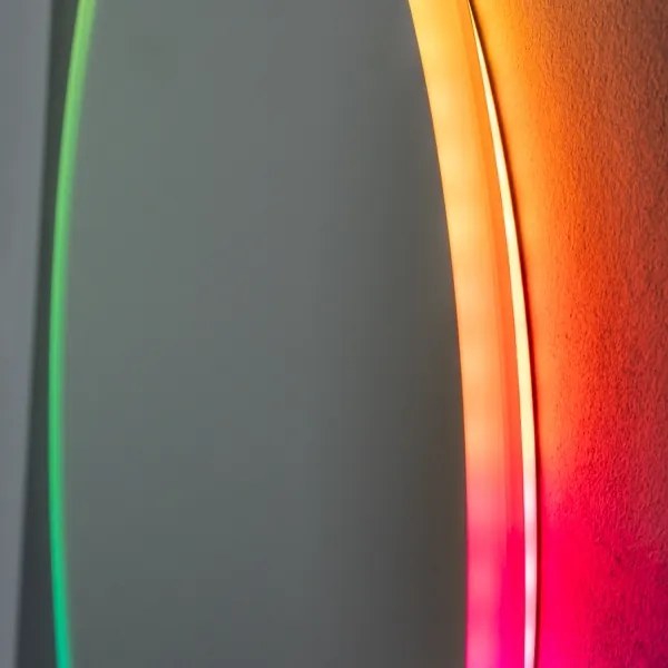 Brilagi-LED CLARA PRO, specchio riscaldato con retroilluminazione RGBW dimmerabile, LED/18W/230V, Ø 60 cm, IP44