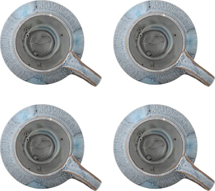 Tazze in set azzurre in gres 4 pz 300 ml Bessie – Bloomingville