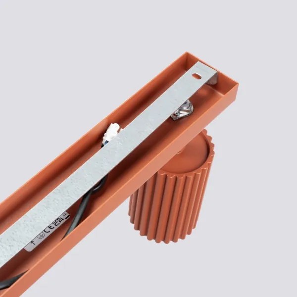 Sollux SL.1638 - Faretto KARBON 3xGU10/10W/230V rosso