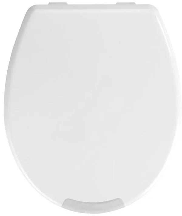 Copriwater Secura Comfort ovale universale WENKO con chiusura rallentata sganciabile in duroplast bianco