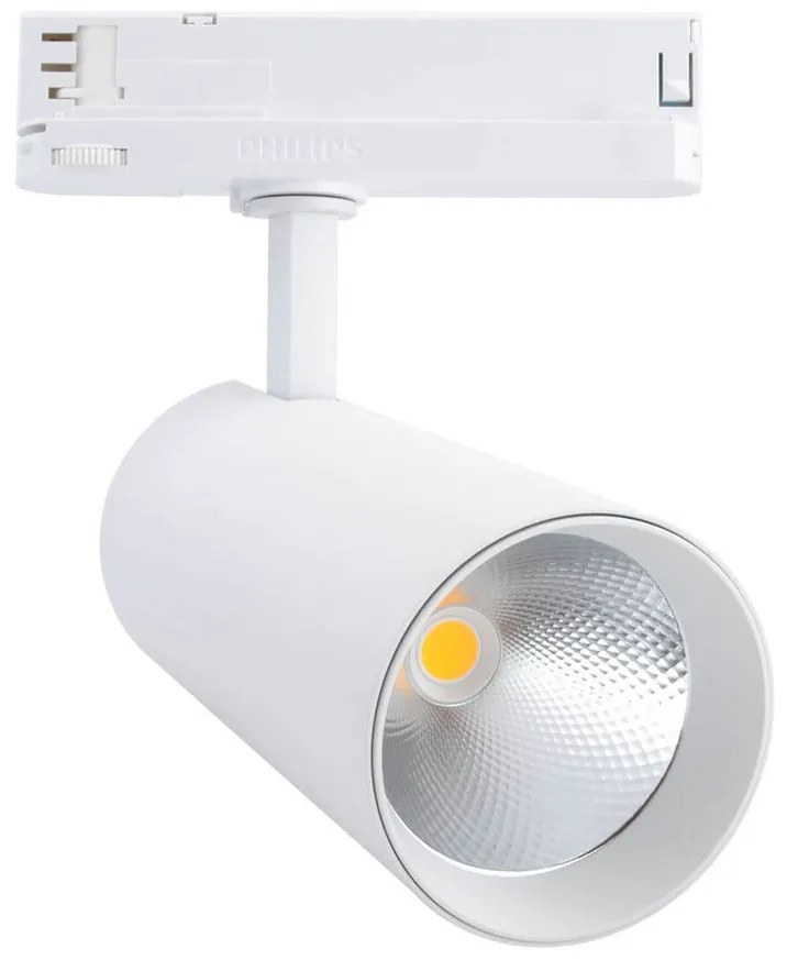 Faro LED 42W per Binario Trifase 38° + 60° Bianco PHILIPS Xitanium CRI92 Colore Bianco Naturale 4.000K