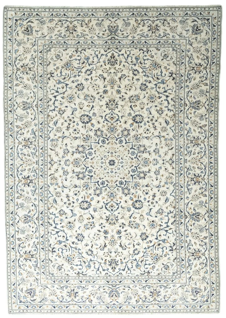 Kashan Tappeto 250 x 350 Beige (Iran) Annodato A Mano