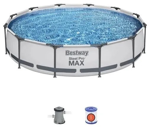 Piscina Fuori Terra Rotonda Bestway 56416 Steel Pro Max 366x76h cm
