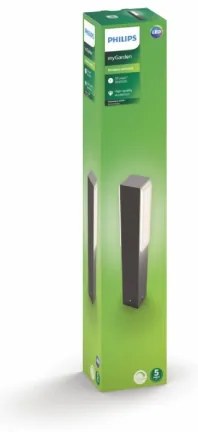 Philips 16488/93/P3 - Colonna da esterno STRATOSPHERE 2xLED/4,5W IP44