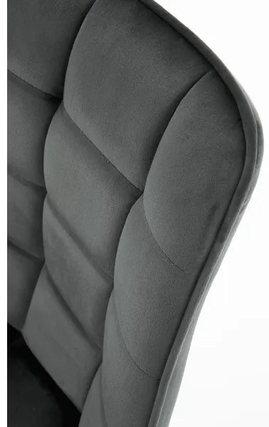 Sedia da pranzo COMORO, 1 pezzo, grigio scuro