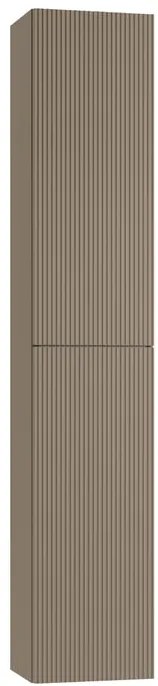 Colonna per mobile bagno Opera 2 ante P 27 x L 30 x H 160 cm laccato opaco nocciola