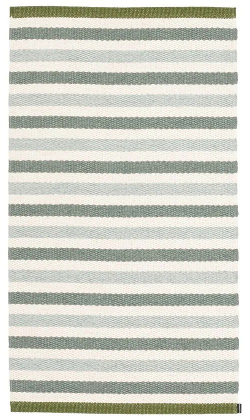 Tappeto da interno/esterno verde/color crema 70x120 cm Teo Sage – Pappelina