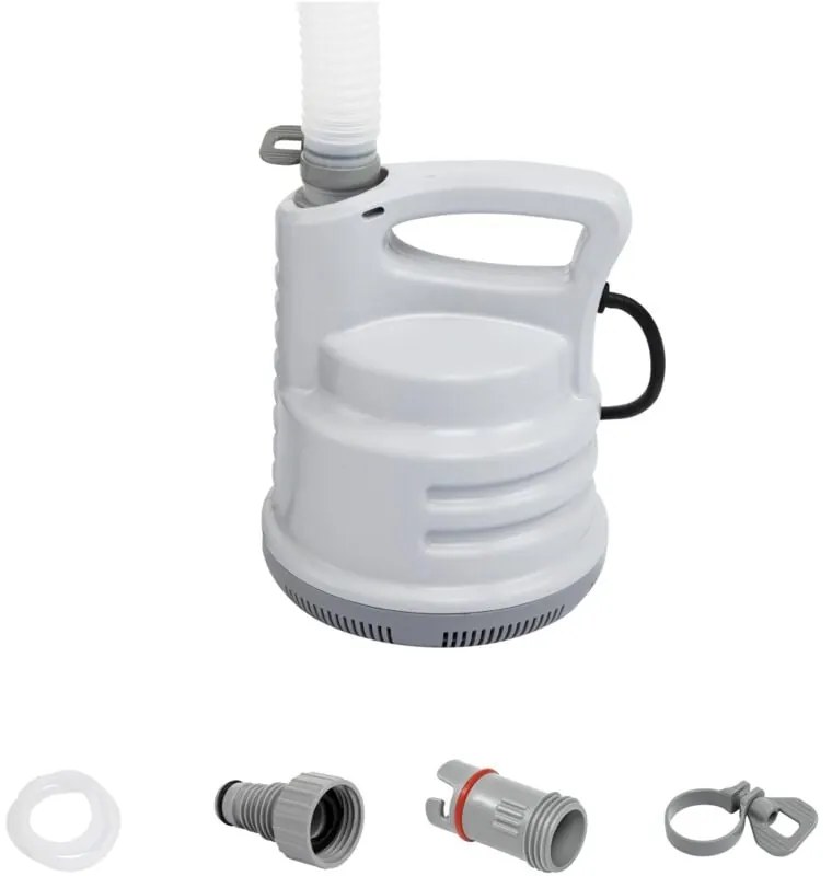 Bestway - 58230-6 Pompa di drenaggio da 3.028 l7H per piscina con tubo incluso