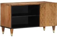 Mobile Porta TV 80x33x46 cm in Legno Massello di Mango 358299