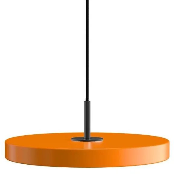 UMAGE - Asteria Mini Lampada a Sospensione Arancione/Top Nero UMAGE