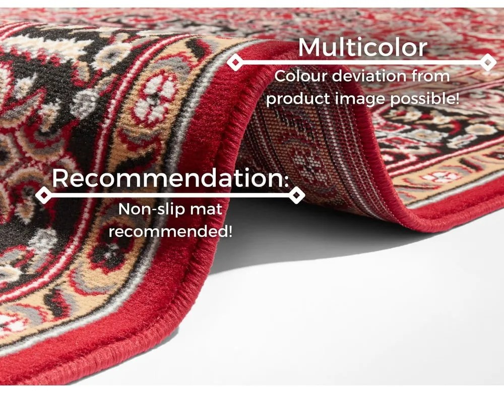 Runner rosso , 80 x 250 cm Skazar Isfahan - Nouristan