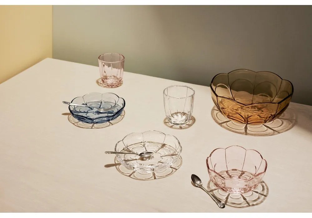 set di 2 piatti da dessert in vetro azzurro ø 16 cm Lily - Holmegaard