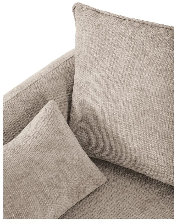 Divano angolare beige (angolo destro) Matera - Cosmopolitan Design