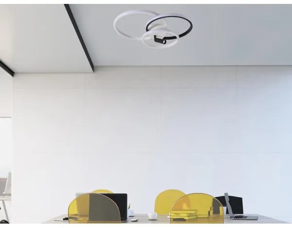 Plafoniera LED dimmerabile LED/70W/230V 3000-6500K bianco/nero + +TC