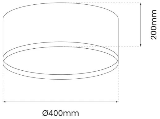 Plafoniera LED RONDO LED/18W/230V verde