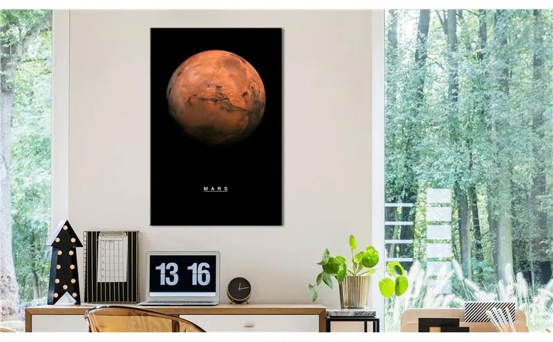 Quadro  Mars (1 Part) Vertical  Colore Bianco, Dimensioni e Misure 60x90