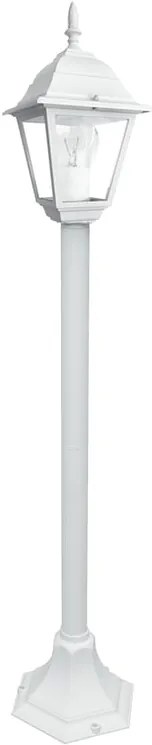 Lampione da giardino, Roma H 104 cm, bianco, IP44 INTEC