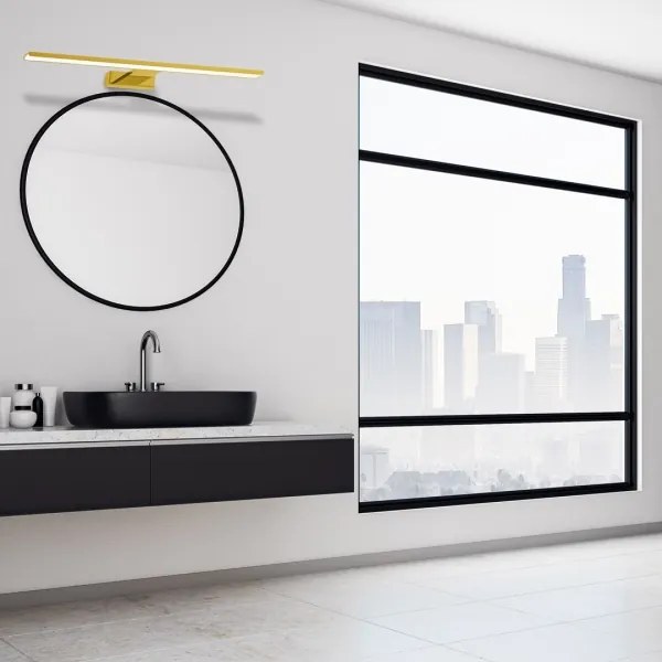 Illuminazione a specchio LED per bagno SHINE LED/13,8W/230V 60 cm IP44 oro