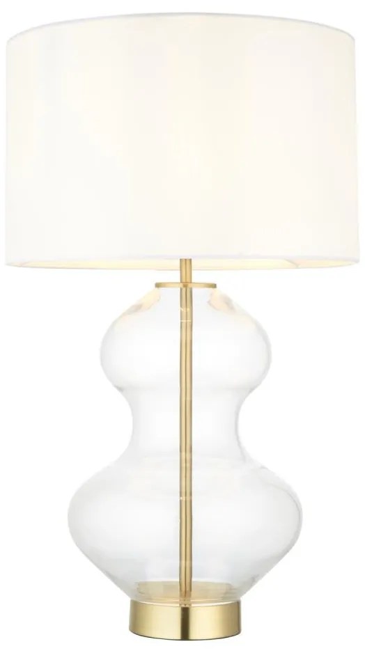 Endon 99110 - Lampada da tavolo dimmerabile KELDA 1xE27/10W/230V bianco/oro