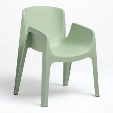 Sedia da giardino impilabile Nina Celadon - Sklum