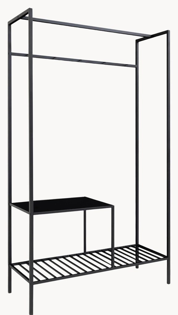 Guardaroba aperto in metallo Noel