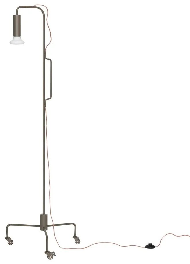 Lampada da terra marrone (altezza 154 cm) Ido - Hübsch