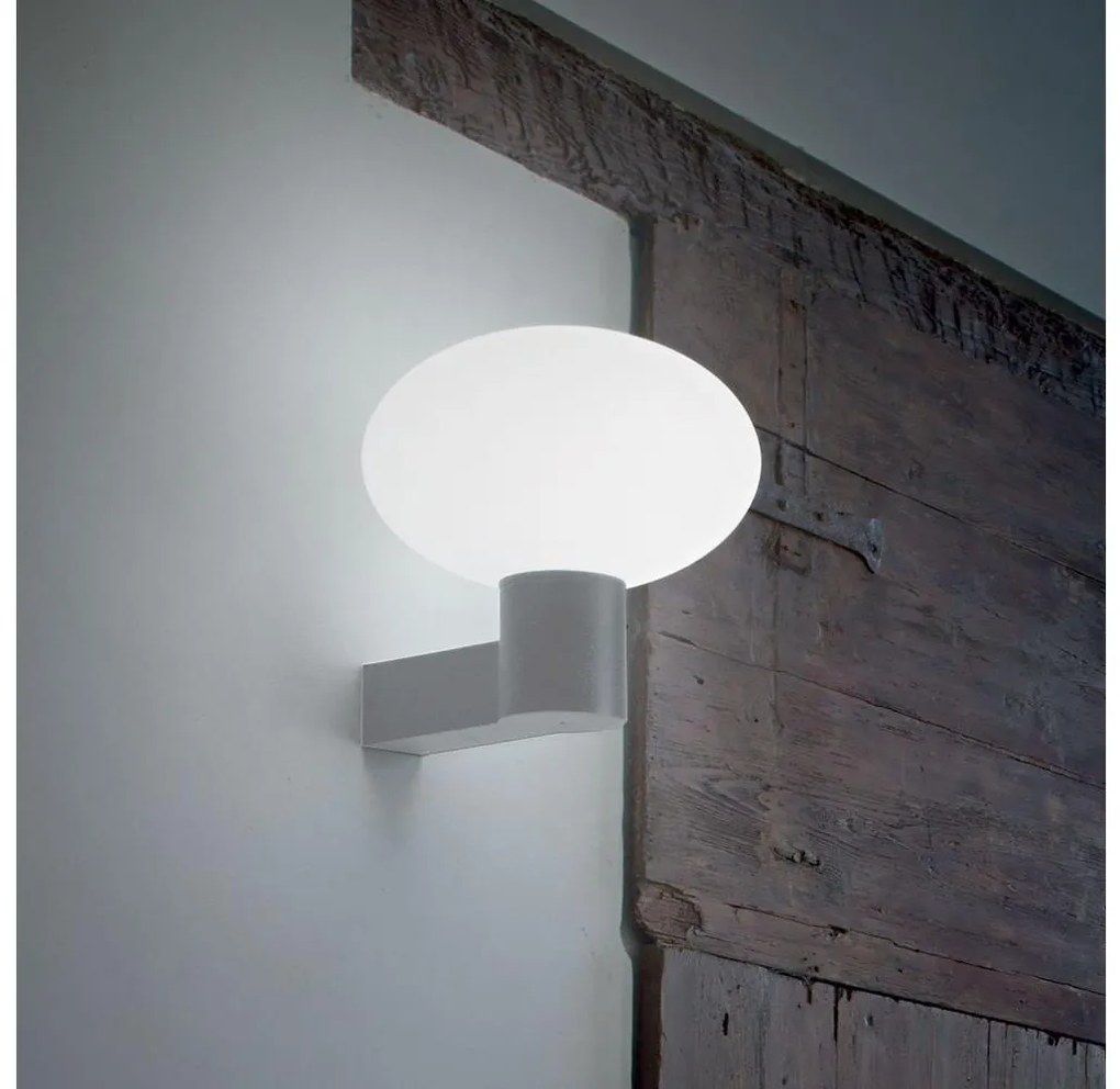 Ideal Lux - Applique da esterno CLIO 1xE27/42W/230V IP44 grigio