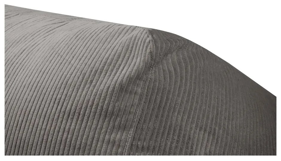 Puof a sacco viola con rivestimento in velluto a coste Sofa Snug – SLOWDOWN