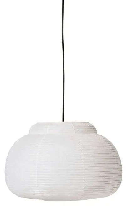 Papier Single Lampada a Sospensione Ø52 White - Made By Hand